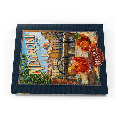 Darstellung des Puzzle Motivs Negroni – Blick auf die Terrasse in Florenz Negroni - Florence Terrace View 200 Puzzle Schachtel Ansicht3