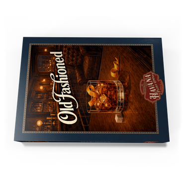 Darstellung des Puzzle Motivs Old Fashioned - Whiskey Bar Scene 500 Puzzle Schachtel Ansicht3