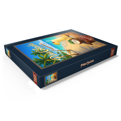 Darstellung des Puzzle Motivs Piña Colada – Puerto Rico Tropical Beach Piña Colada - Puerto Rico Tropical Beach 200 Puzzle Schachtel Ansicht1
