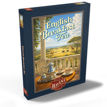 Darstellung des Puzzle Motivs English Breakfast Tea - Safari Sunrise 100 Puzzle Schachtel Ansicht2