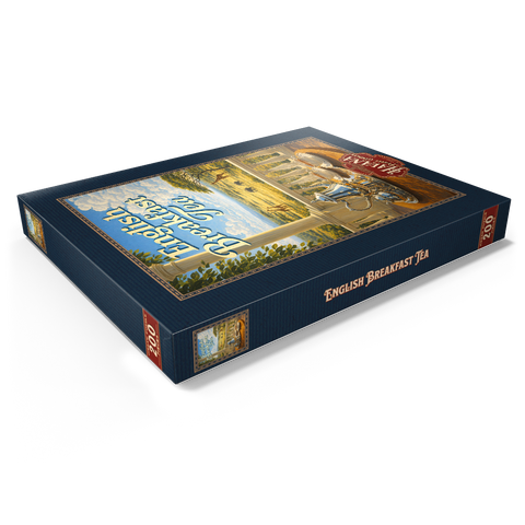 Darstellung des Puzzle Motivs Englischer Frühstückstee – Safari Sunrise English Breakfast Tea - Safari Sunrise 200 Puzzle Schachtel Ansicht1