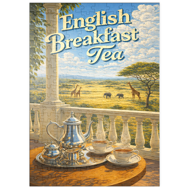 Darstellung des Puzzle Motivs puzzleplate English Breakfast Tea - Safari Sunrise 200 Puzzle