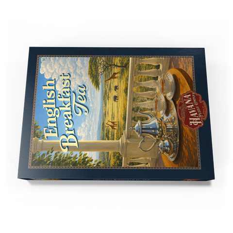 Darstellung des Puzzle Motivs Englischer Frühstückstee – Safari Sunrise English Breakfast Tea - Safari Sunrise 500 Puzzle Schachtel Ansicht3