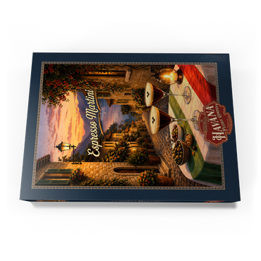 Darstellung des Puzzle Motivs Espresso Martini - Lake Garda 1000 Puzzle Schachtel Ansicht3