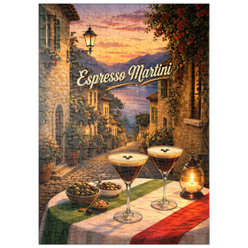 Darstellung des Puzzle Motivs Espresso Martini – Gardasee - Puzzleteile: 200