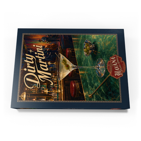 Darstellung des Puzzle Motivs Dirty Martini – Jazzbar und Nachtleben Dirty Martini - Jazz Bar Nightlife Scene 1000 Puzzle Schachtel Ansicht3