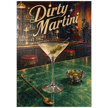 Darstellung des Puzzle Motivs puzzleplate Dirty Martini - Jazz Bar Nightlife Scene 1000 Puzzle