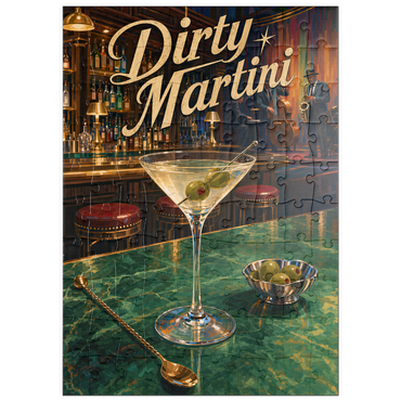 Darstellung des Puzzle Motivs puzzleplate Dirty Martini - Jazz Bar Nightlife Scene 100 Puzzle