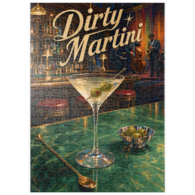 Darstellung des Puzzle Motivs Dirty Martini – Jazzbar und Nachtleben - Puzzleteile: 200