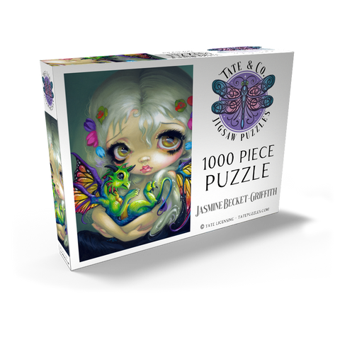Darstellung des Puzzle Motivs Darling Dragonling IV – Jasmine Becket-Griffith Darling Dragonling IV - Jasmine Becket-Griffith 1000 Puzzle Schachtel Ansicht2