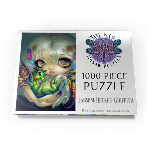 Darstellung des Puzzle Motivs Darling Dragonling IV – Jasmine Becket-Griffith Darling Dragonling IV - Jasmine Becket-Griffith 1000 Puzzle Schachtel Ansicht3