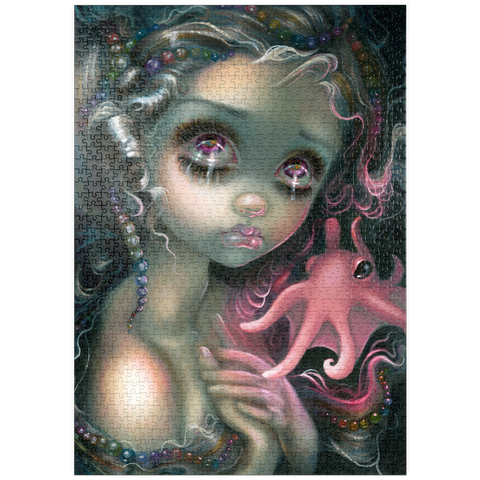 Darstellung des Puzzle Motivs Dumbo-Oktopus – Jasmine Becket-Griffith puzzleplate Dumbo Octopus - Jasmine Becket-Griffith 1000 Puzzle
