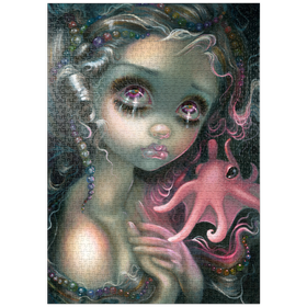 Darstellung des Puzzle Motivs Dumbo-Oktopus – Jasmine Becket-Griffith - Puzzleteile: 1000