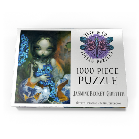 Darstellung des Puzzle Motivs Hyacinth Blue – Jasmine Becket-Griffith Hyacinth Blue - Jasmine Becket-Griffith 1000 Puzzle Schachtel Ansicht3