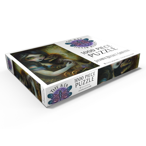 Darstellung des Puzzle Motivs Mein Deinonychus – Jasmine Becket-Griffith My Deinonychus - Jasmine Becket-Griffith 1000 Puzzle Schachtel Ansicht1