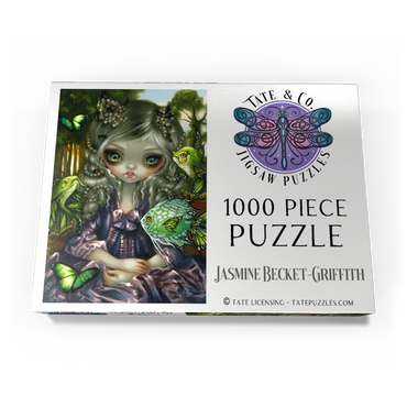 Darstellung des Puzzle Motivs Poissons Volants: Les Poissons Verts - Jasmine Becket-Griffith 1000 Puzzle Schachtel Ansicht3