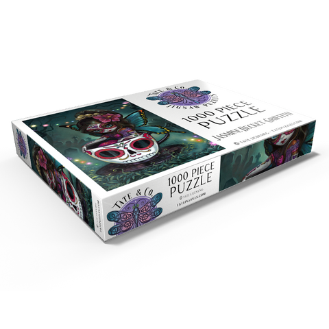 Darstellung des Puzzle Motivs Spirit Cafe: Eine Tasse Zucker – Jasmine Becket-Griffith Spirit Cafe: Cupe of Sugar - Jasmine Becket-Griffith 1000 Puzzle Schachtel Ansicht1