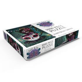 Darstellung des Puzzle Motivs Spirit Cafe: Eine Tasse Zucker – Jasmine Becket-Griffith - Puzzleteile: 1000