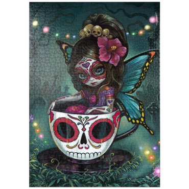 Darstellung des Puzzle Motivs puzzleplate Spirit Cafe: Cupe of Sugar - Jasmine Becket-Griffith 1000 Puzzle