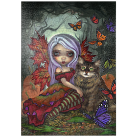 Darstellung des Puzzle Motivs Das ewige Band – Jasmine Becket-Griffith - Puzzleteile: 1000