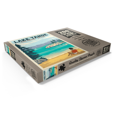 Darstellung des Puzzle Motivs Lake Tahoe: Sand Harbor Sunbathing 200 Puzzle Schachtel Ansicht1