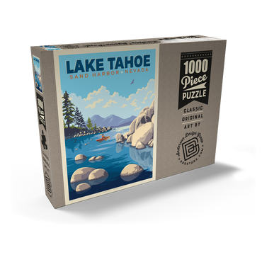 Darstellung des Puzzle Motivs Lake Tahoe: Sand Harbor Kayaker 1000 Puzzle Schachtel Ansicht2