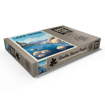 Darstellung des Puzzle Motivs Lake Tahoe: Sand Harbor Kayaker 500 Puzzle Schachtel Ansicht1