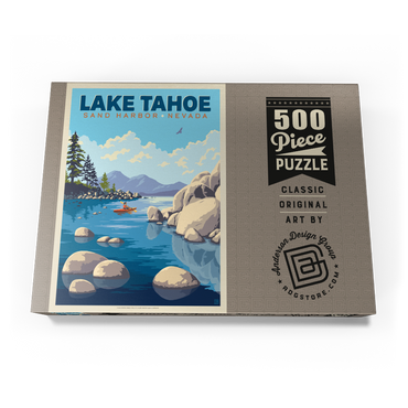 Darstellung des Puzzle Motivs Lake Tahoe: Sand Harbor Kayaker 500 Puzzle Schachtel Ansicht3