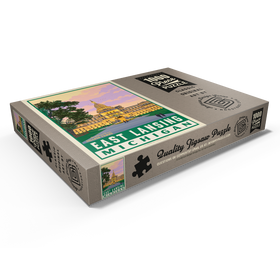 Darstellung des Puzzle Motivs Amerikanische Universitätsstädte: East Lancing, MI - Puzzleteile: 1000