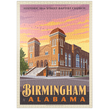 Darstellung des Puzzle Motivs puzzleplate Birmingham, AL: 16th Street Baptist Church 1000 Puzzle
