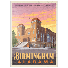 Darstellung des Puzzle Motivs Birmingham, Alabama: 16th Street Baptist Church - Puzzleteile: 200