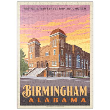 Darstellung des Puzzle Motivs puzzleplate Birmingham, AL: 16th Street Baptist Church 500 Puzzle