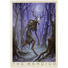 Darstellung des Puzzle Motivs Legenden der Nationalparks: Der Spuk des Wendigo - Puzzleteile: 1000