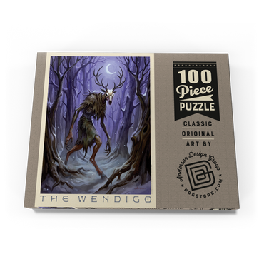 Darstellung des Puzzle Motivs Legends Of The National Parks: Wendigo Haunting 100 Puzzle Schachtel Ansicht3