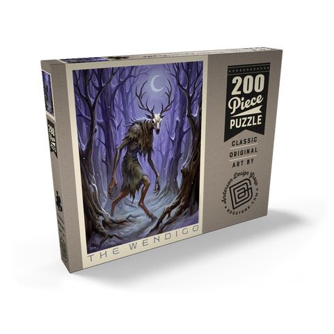 Darstellung des Puzzle Motivs Legenden der Nationalparks: Der Spuk des Wendigo Legends Of The National Parks: Wendigo Haunting 200 Puzzle Schachtel Ansicht2