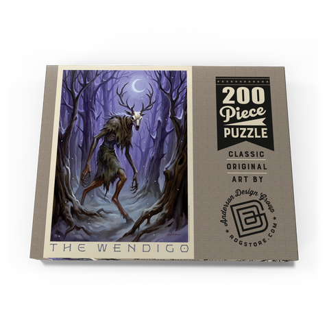 Darstellung des Puzzle Motivs Legenden der Nationalparks: Der Spuk des Wendigo Legends Of The National Parks: Wendigo Haunting 200 Puzzle Schachtel Ansicht3