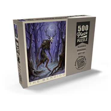 Darstellung des Puzzle Motivs Legends Of The National Parks: Wendigo Haunting 500 Puzzle Schachtel Ansicht2