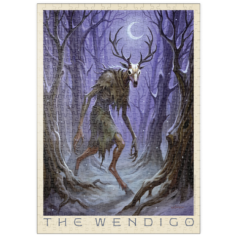 Darstellung des Puzzle Motivs Legenden der Nationalparks: Der Spuk des Wendigo puzzleplate Legends Of The National Parks: Wendigo Haunting 500 Puzzle