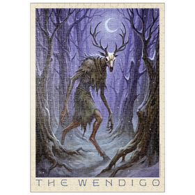 Darstellung des Puzzle Motivs Legenden der Nationalparks: Der Spuk des Wendigo - Puzzleteile: 500
