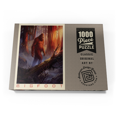 Darstellung des Puzzle Motivs Legenden der Nationalparks: Bigfoot-Sichtung Legends Of The National Parks: Bigfoot Sighting 1000 Puzzle Schachtel Ansicht3