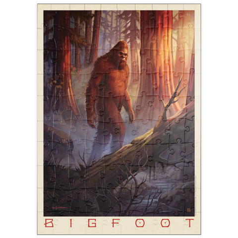 Darstellung des Puzzle Motivs Legenden der Nationalparks: Bigfoot-Sichtung puzzleplate Legends Of The National Parks: Bigfoot Sighting 100 Puzzle