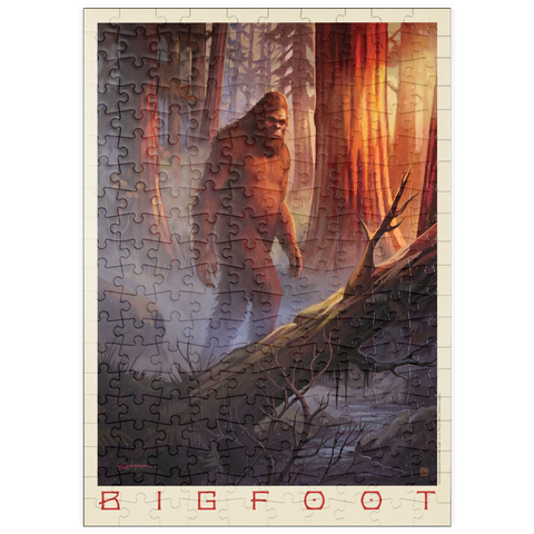Darstellung des Puzzle Motivs Legenden der Nationalparks: Bigfoot-Sichtung puzzleplate Legends Of The National Parks: Bigfoot Sighting 200 Puzzle