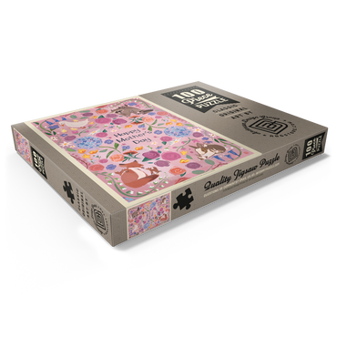 Darstellung des Puzzle Motivs A Greeting Card: Happy Mother's Day! 100 Puzzle Schachtel Ansicht1