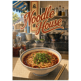 Darstellung des Puzzle Motivs Noodle House – Street Kitchen Ramen - Puzzleteile: 1000
