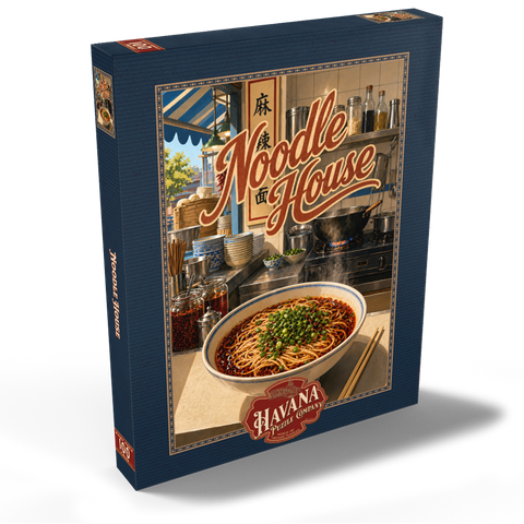 Darstellung des Puzzle Motivs Noodle House – Street Kitchen Ramen Noodle House - Street Kitchen Ramen 100 Puzzle Schachtel Ansicht2