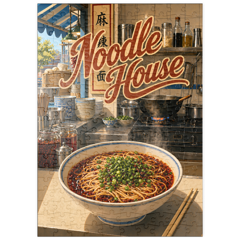 Darstellung des Puzzle Motivs Noodle House – Street Kitchen Ramen puzzleplate Noodle House - Street Kitchen Ramen 200 Puzzle