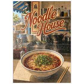 Darstellung des Puzzle Motivs Noodle House – Street Kitchen Ramen - Puzzleteile: 200