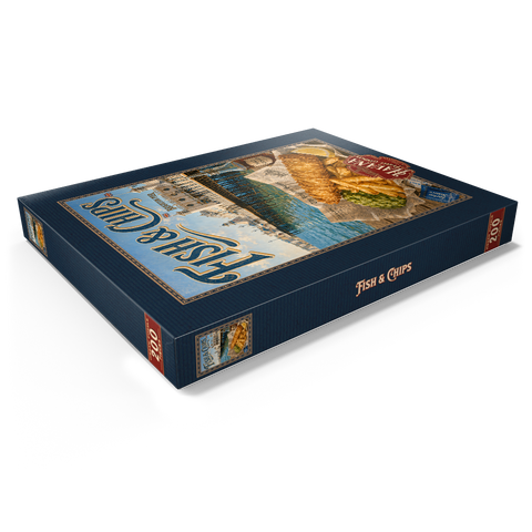 Darstellung des Puzzle Motivs Brighton Pier: Fish and Chips am Meer Brighton Pier Fish and Chips Seaside 200 Puzzle Schachtel Ansicht1