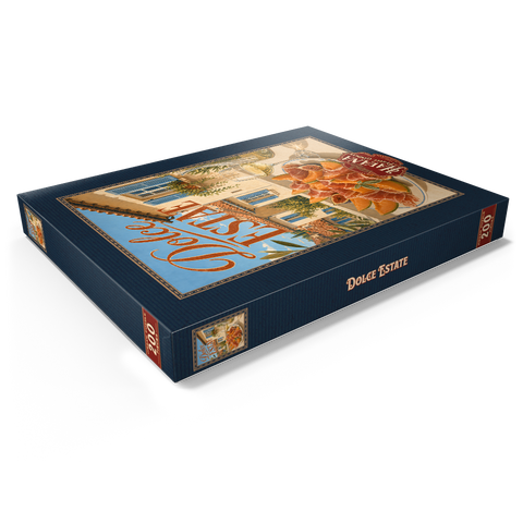 Darstellung des Puzzle Motivs Süßer Sommer – Aperitif in einer toskanischen Villa Dolce Estate - Tuscan Villa Aperitivo 200 Puzzle Schachtel Ansicht1