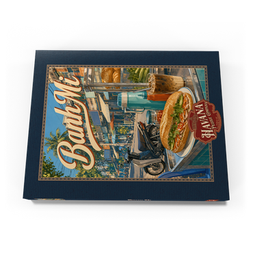 Darstellung des Puzzle Motivs Saigon Banh Mi Street Food Scene 100 Puzzle Schachtel Ansicht3
